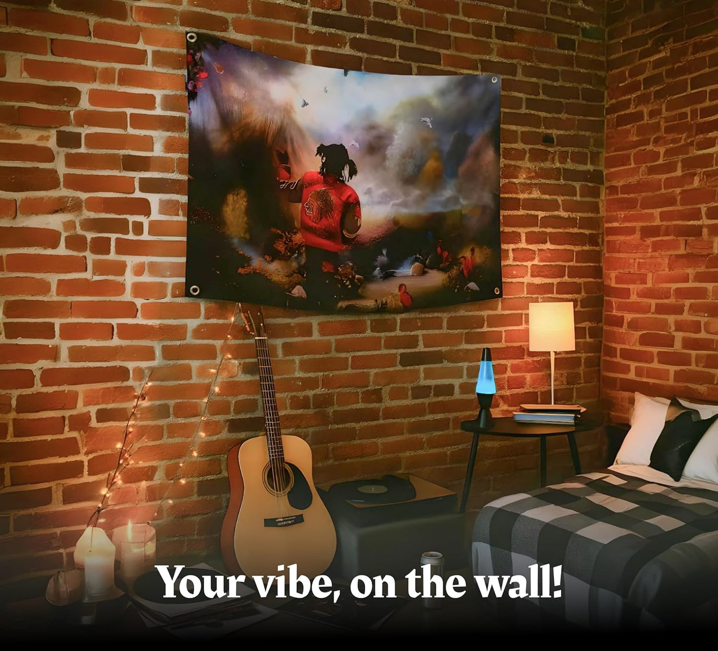 3X5 Feet Rapper Single Sided Polyester Flag Chief in the Garden of Eden with 4 Grommets - Suitable for Indoor and Outdoor Decorate for College Dorm Room - American Music Banner for Garden Party