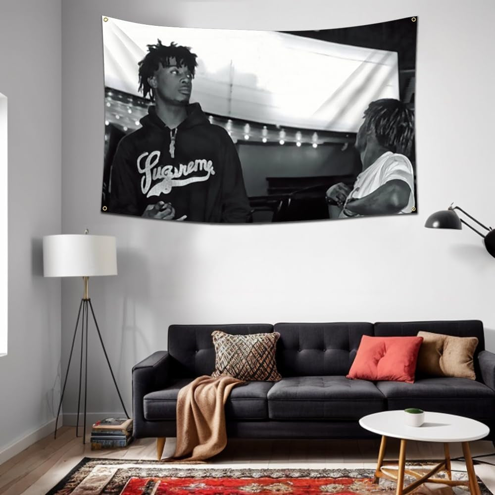 Rapper Tapestry Flag 3X5Ft Tapestry Wall Hanging Living Room Bedroom Dorm Aesthetic Decor